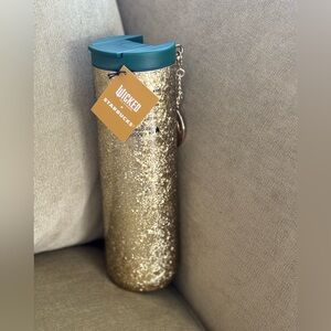 Gold Foil Wicked Starbucks Tumbler 16oz NWT Limited Edition